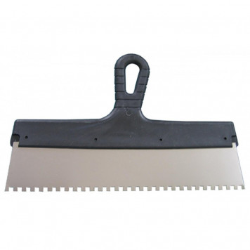 Шпатель (Польша) зубчатый 350 мм, зуб 4х4 мм
