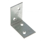 Уголок мебельный KS-3 широкий 30х30х30 мм, белый цинк ALET