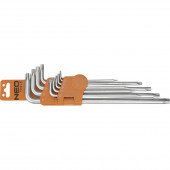 Ключи 09-520 звёздочка TS10-TS50, набор 9 предметов NEO