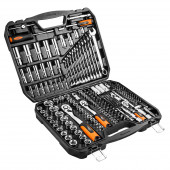 Набор 08-671 головок 1/2, 3/8, 1/4, CrV , 219 шт. NEO