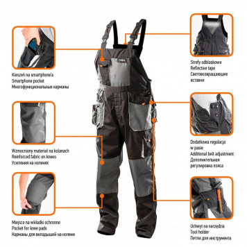 Полукомбинезон 81-240-LD рабочий, pазмер L/54 NEO-5