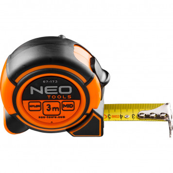 Рулетка 67-173 стальная лента 3 м x 16 мм NEO