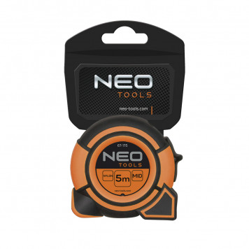 Рулетка 67-175 стальная лента 5 м x 19 мм NEO-1