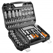 Набор 08-666 головок сменных 1/4, 1/2, CrV, 108 шт. NEO