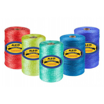 Шпагат подвязочный 750 текс, 1000 гр, 1350 м, зеленый ALET-1