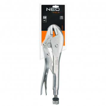 Клещи 01-217 зажимные с прямыми губками 180 мм NEO-1