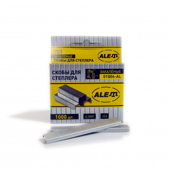 Скобы 01Q04-AL 4 х 11,3 х 0,7 мм, 1000 шт. ALET-2