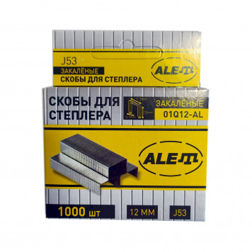 Скобы 01Q12-AL 12 х 11,3 х 0,7 мм, 1000 шт. ALET