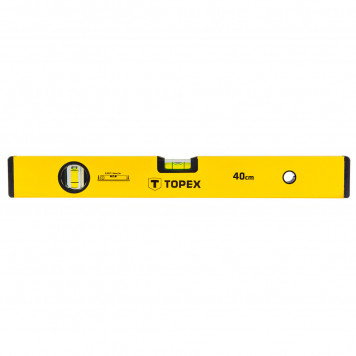 Уровень 29С501 алюминиевый 40 см, 2 глазка ТОРЕХ