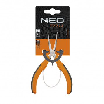 Тонкогубцы 01-102 удлиненные прямые 130 мм NEO-1