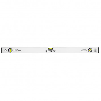 Уровень 29C303 алюминиевый 80 см, 3 глазка ТОРЕХ