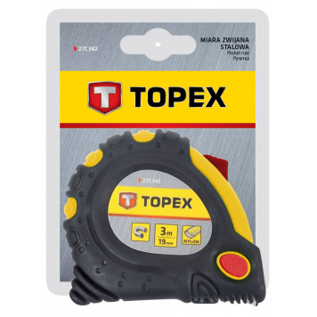 Рулетка 27С340 с магнитом 10 м х 32 мм TOPEX-1