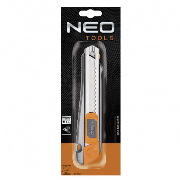 Нож 63-021 выдвижной 18 мм NEO-1