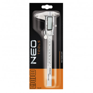 Штангенциркуль 75-011 цифровой 150 мм, нержавеющая сталь NEO-2