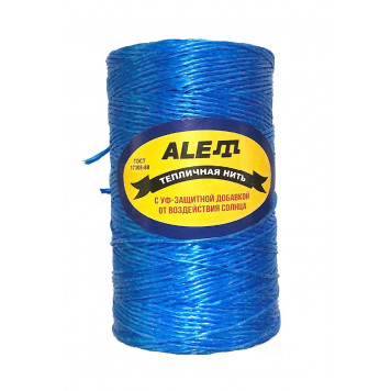 Шпагат подвязочный 750 текс, 500 гр, 670 м, синий ALET