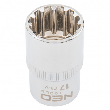 Головка 08-589 сменная Spline 1/2, 17 мм NEO Головка 08-589 сменная Spline 1/2, 17 мм NEO