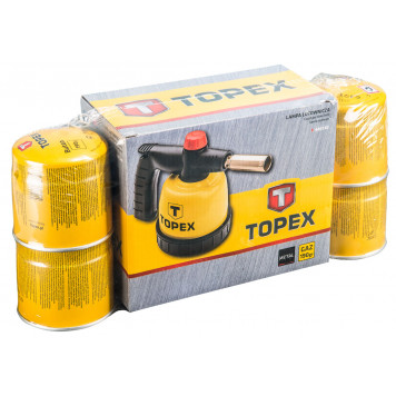 Лампа 44Е145 паяльная газовая с насадками ТОРЕХ