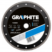 Диск 57H872 TURBO 200х25,4 х 1,6, h = 6 мм GRAPHITE