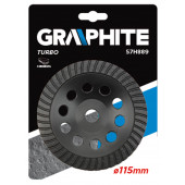 Диск 57H889 шлифовальный 115х22,2 мм TURBO GRAPHITE