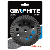 Диск 57H891 шлифовальный 180х22,2 мм TURBO GRAPHITE
