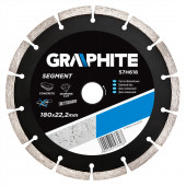Диск 57H618 SEGMENT 180x22,23 мм алмазный GRAPHITE