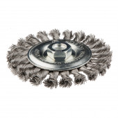 Щётка 57H598 для угловой шлифмашины 125 мм плетённая (дисковая) GRAPHITE