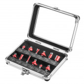 Фрезы 57H210 набор 12 шт профильные по дереву GRAPHITE