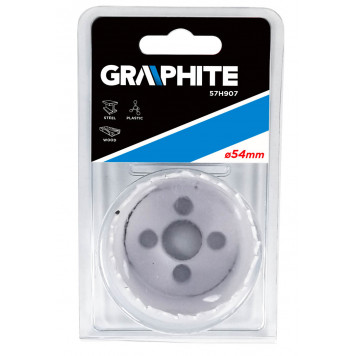 Коронка 57H907 биметаллическая 54 х 38 мм GRAPHITE-1