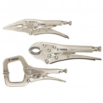 Клещи 32D470 зажимные набор 3 шт. ТОРЕХ