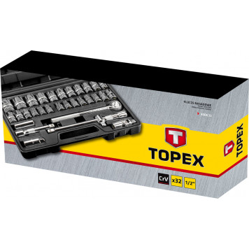 Набор 38D631 головок с инструментом 1/2”, 32 предмета ТОРЕХ-1