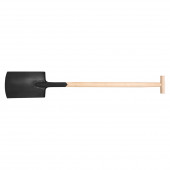 Лопата 15A045 штыковая прямая, деревянная рукоятка ТОРЕХ