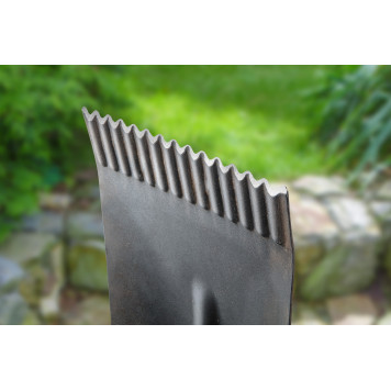 Лопата 15G004 прямой штык, черенок из стекловолокна VERTO-2