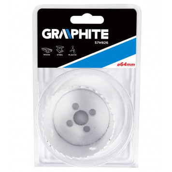 Коронка 57H926 биметаллическая 64 х 38 мм GRAPHITE-1