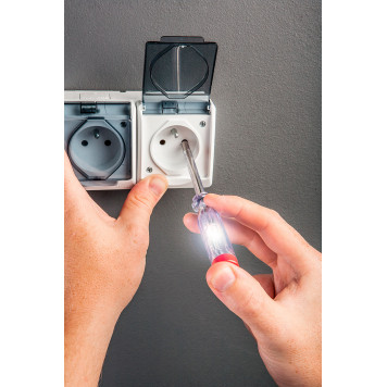 Отвёртка 39D055 индикаторная 140 мм TOPEX-1