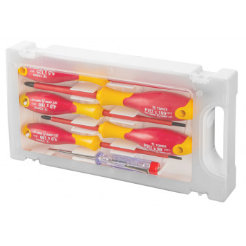 Набор 39D150 отвёрток диэлектрических желто-красных 6 шт. ТОРЕХ-1