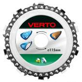 Диск 61H196 цепной для болгарки для дерева 115 мм VERTO