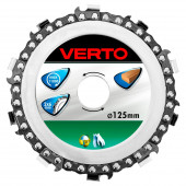 Диск 61H197 цепной для болгарки для дерева 125 мм VERTO