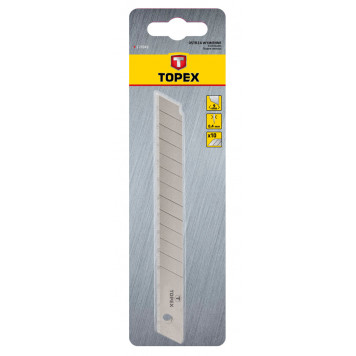 Лезвие 17В349 9мм для ножей уп10шт ТОРЕХ-1