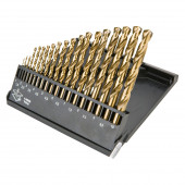 Набор 57Н199 свёрл по металлу HSS-TiN 1.0 - 10 мм, 19 шт Graphite