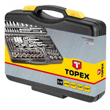 Набор 38D687 ключи торцевые 1/4", 1/2", 3/8", 150 шт. ТОРЕХ-1