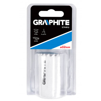 Коронка 57H912 биметаллическая 32 х 38 мм GRAPHITE-1