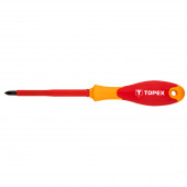 Отвёртка 39D476 крестовая РН1х195 мм, 1000V ТОРЕХ