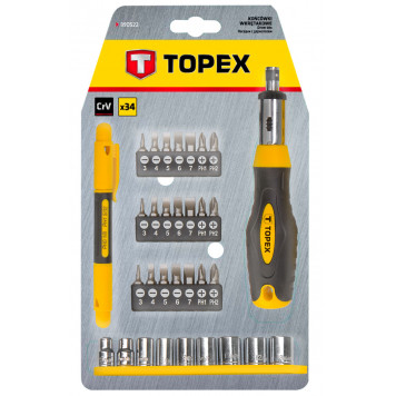 Набор 39D522 насадок с держателем, 34 шт ТОРЕХ-1