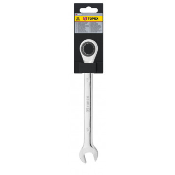 Ключ 35D744 комбинированный с трещоткой, 15 x 200 мм TOPEX-1