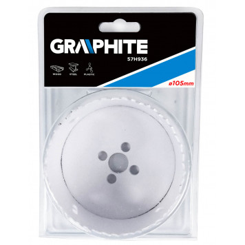 Коронка 57H936 биметаллическая 105 х 38 мм GRAPHITE-1