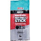 Стержни клеевые HM208 прозрачные 8x300 мм, 78 шт. (1кг) AKFIX