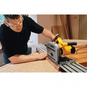 Пила DWS520K-QS погружная дисковая 1300 Вт, 165х20 мм DEWALT-9