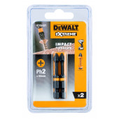 Биты DT70532T-QZ ударные IMPACT Torsion PH2х50 мм, 2 шт DEWALT