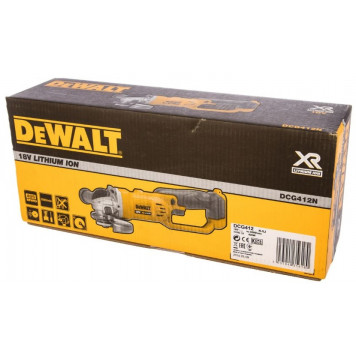 Угловая шлифмашинка DCG412N-XJ 125 мм, 18 В XR DeWALT-7