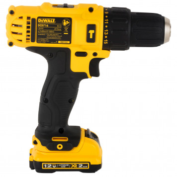 Шуруповёрт DCD716D2-KS ударный 10.8 (12) В Li-ion, 2x2 А/ч DEWALT-2
